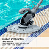 NNEDPE Automatic Swimming Pool Vacuum Cleaner Leaf Eater Turtle
