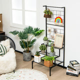NNECW 3-Tier Hanging Plant Stand with 3-tier Shelves for Living Room