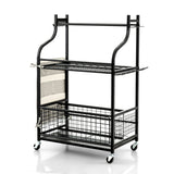 NNECW Garden Tool Organizer with Storage Bag for Long Handle Tool Storage