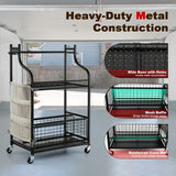 NNECW Garden Tool Organizer with Storage Bag for Long Handle Tool Storage
