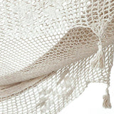 NNEDSZ Deluxe Outdoor Cotton Mexican Hammock  in Cream Colour King Size
