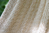 NNEDSZ Deluxe Outdoor Cotton Mexican Hammock  in Cream Colour King Size