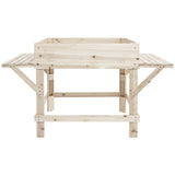 NNECW Raised Garden Bed with 2 Side Tables for Garden & Yard & Balcony