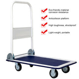 NNECW Folding Push Cart Dolly with 360 Degree Swivel Wheels for Garage/Kitchen