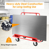 NNECW 350 kg Heavy-Duty Rolling Drywall Cart Dolly for Handling Wall Panels