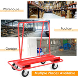 NNECW 350 kg Heavy-Duty Rolling Drywall Cart Dolly for Handling Wall Panels