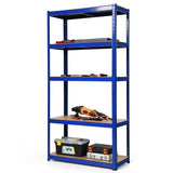 NNECW 1.8m Warehouse Shelving for Books and Kitchenware-Blue
