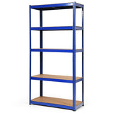 NNECW 1.8m Warehouse Shelving for Books and Kitchenware-Blue