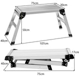 NNECW Aluminium Folding Hop Up Work Platform with Safety Locks