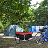NNECW Bike Cargo Trailer with Folding Frame & Quick Release Wheels