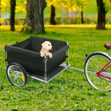 NNECW Bike Cargo Trailer with Folding Frame & Quick Release Wheels