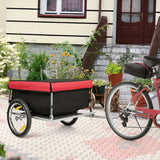 NNECW Bike Cargo Trailer with Folding Frame & Quick Release Wheels