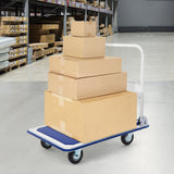 NNECW Folding Push Cart Dolly with 360 Degree Swivel Wheels for Garage/Kitchen