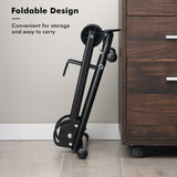 NNECW Foldable Bicycle Floor Parking Rack with non-slip foot pads for Garage