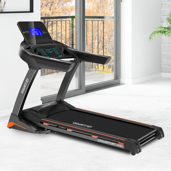 NNEDPE Powertrain V100 Foldable Treadmill Auto Incline Home Gym Cardio
