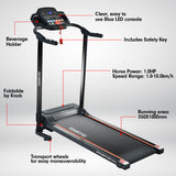 NNEDPE Powertrain V25 Foldable Treadmill Home Gym Cardio Walk Machine