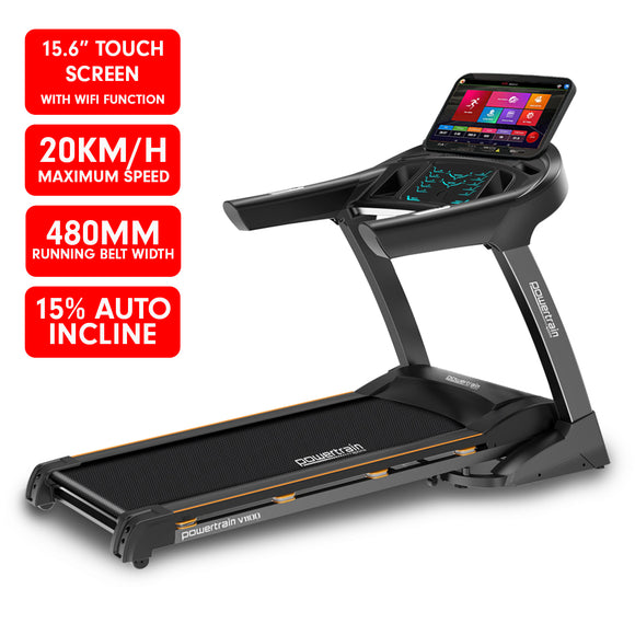 NNEDPE Powertrain V1100 Treadmill with Wifi Touch Screen & Incline