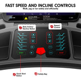NNEDPE Powertrain V1100 Treadmill with Wifi Touch Screen & Incline