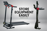 NNEDPE Powertrain V20 Foldable Treadmill Home Gym Cardio Walking Machine