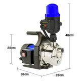 NNEDPE 1400w Automatic stainless electric water pump - Blue