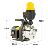 NNEDPE 1400w Automatic stainless electric water pump - Yellow