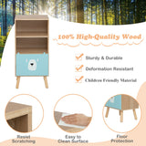 NNECW 3-Tier Kids Wooden Bookshelf for Kids Room & Playing Room