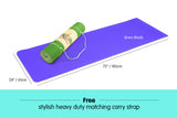 NNEDPE Powertrain Eco Friendly TPE Yoga Exercise Mat - Orange