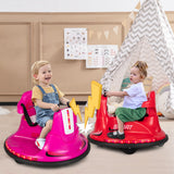 NNECW Electric Bumper Car with Built-in Music for Kids-Red