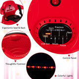 NNECW Electric Bumper Car with Built-in Music for Kids-Red