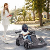 NNECW Kids Electric Go Kart with Remote Control for 3+ Years Old-Black