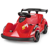NNECW Kids Electric Go Kart with Remote Control for 3+ Years Old-Red