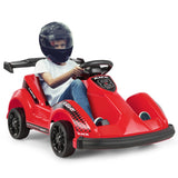 NNECW Kids Electric Go Kart with Remote Control for 3+ Years Old-Red