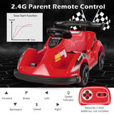 NNECW Kids Electric Go Kart with Remote Control for 3+ Years Old-Red