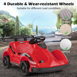 NNECW Kids Electric Go Kart with Remote Control for 3+ Years Old-Red