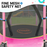 NNEDPE Kahuna Mini 4.5ft Trampoline Blue Pink