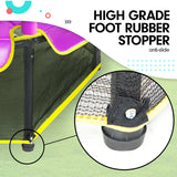NNEDPE Kahuna Mini 4.5ft Trampoline Blue Purple