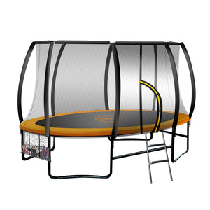 NNEDPE Kahuna Trampoline 8 ft x 14ft Oval Outdoor - Orange