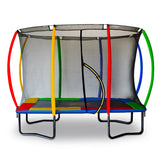 NNEDPE Kahuna Trampoline 6 ft x 9 ft Rectangular Outdoor - Rainbow