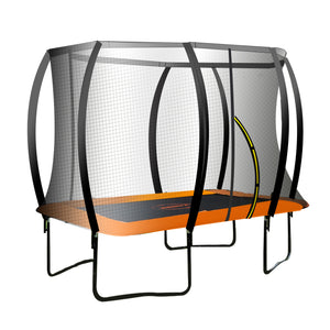 NNEDPE Kahuna Trampoline 8 ft x 11 ft Rectangular Outdoor - Orange