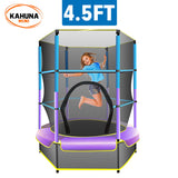 NNEDPE Kahuna Mini 4.5ft Trampoline Blue Purple