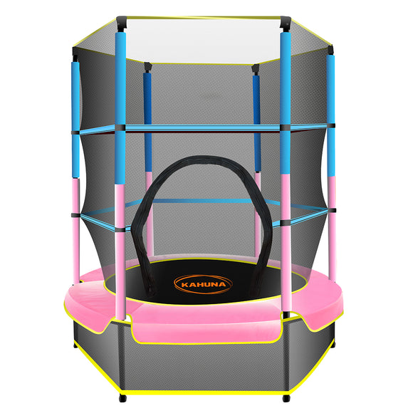 NNEDPE Kahuna Mini 4.5ft Trampoline Blue Pink