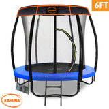 NNEDPE Kahuna Trampoline 6ft with Roof - Blue