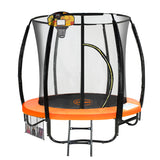 NNEDPE Kahuna Trampoline 6ft with Basketball set - Orange