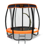 NNEDPE Kahuna Trampoline 6ft with Roof Cover - Orange