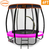 NNEDPE Kahuna Trampoline 6ft with Roof - Pink