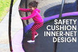 NNEDPE Kahuna Trampoline 6ft with  Roof Cover - Purple