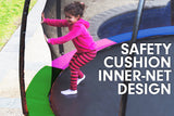 NNEDPE Kahuna 6 ft Trampoline with Rainbow Safety Pad