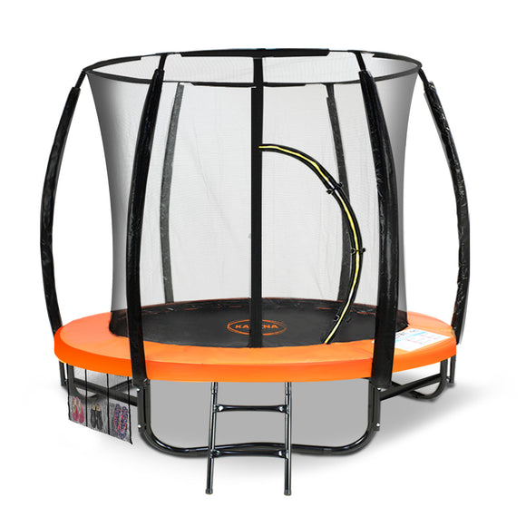 NNEDPE Kahuna 8ft Trampoline Spring Outdoor - Orange