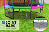 NNEDPE Kahuna Trampoline 10 ft with  Roof - Rainbow