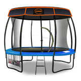 NNEDPE Kahuna Trampoline 14 ft with Roof - Blue